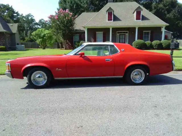 1972 mercury cougar xr-7 red/white