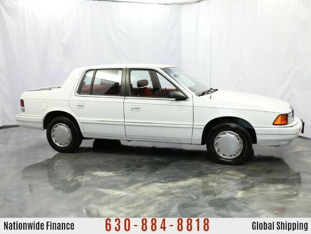 1992 plymouth acclaim ** low miles ** 17884 miles white sedan 2.5l efi 4-cyl eng