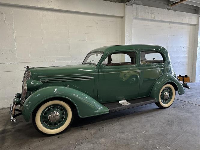 1936 plymouth p-1 in oakland, california