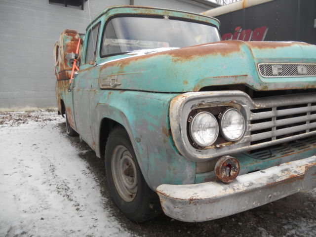 1959 ford f100 southern truck nice patina finish shop truck