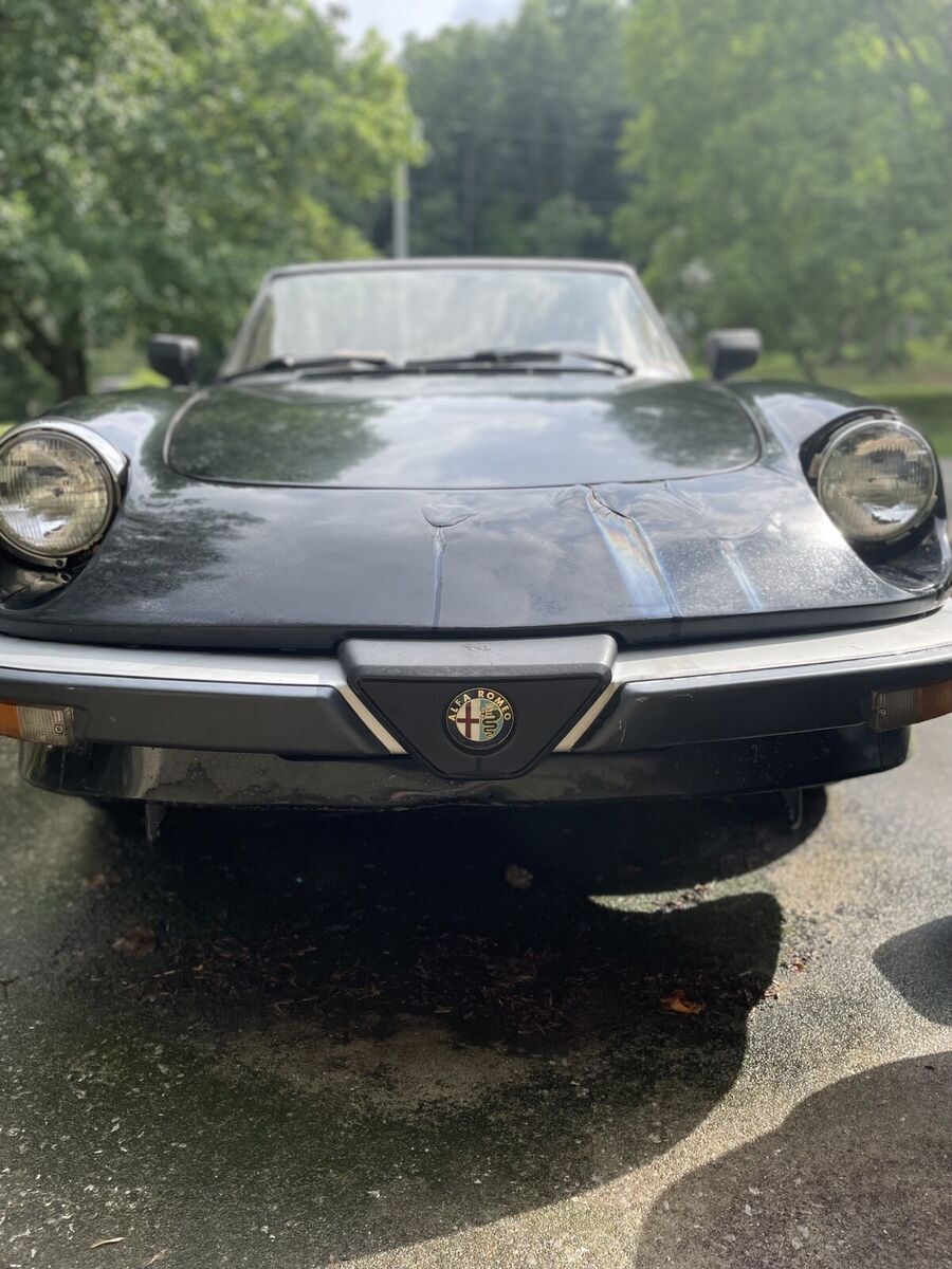 1986 alfa romeo spider convertible black 2000 spider