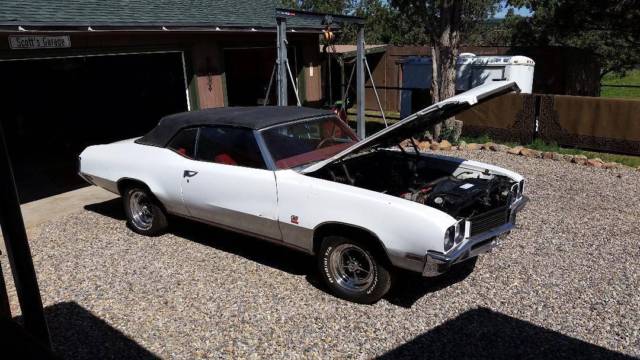 1972 buick skylark 455 convertible (gs clone) plus extra parts galore