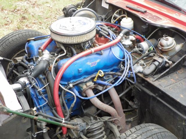 1979 triumph spitfire 1500 installed ford v6 engine automatic w/soft/hard top's