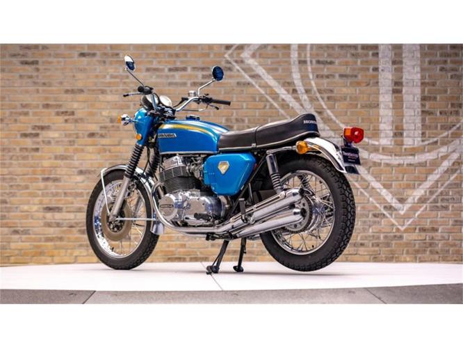 1970 honda motorcycle in elkhart lake, wisconsin