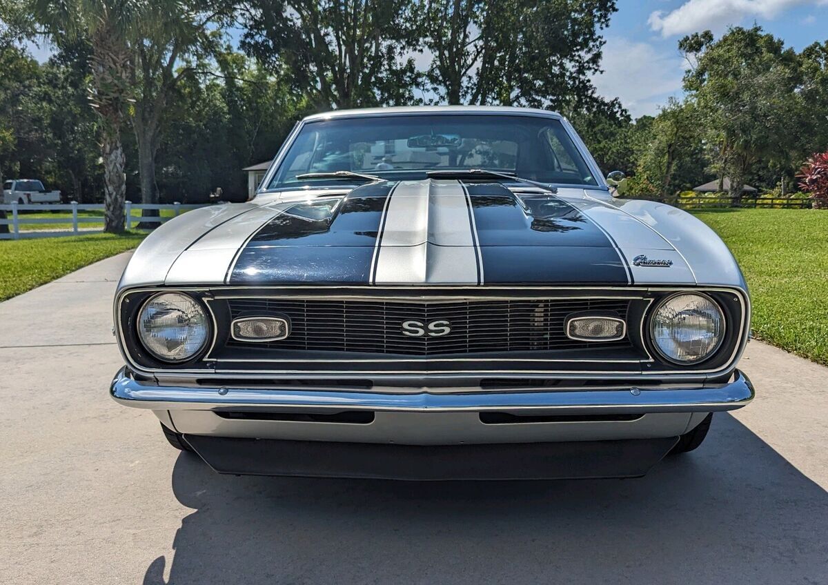 1968 chevrolet camaro coupe grey rwd automatic ss tribute