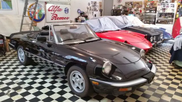 1986 alfa romeo spider veloce no rust "no reserve* orig california car