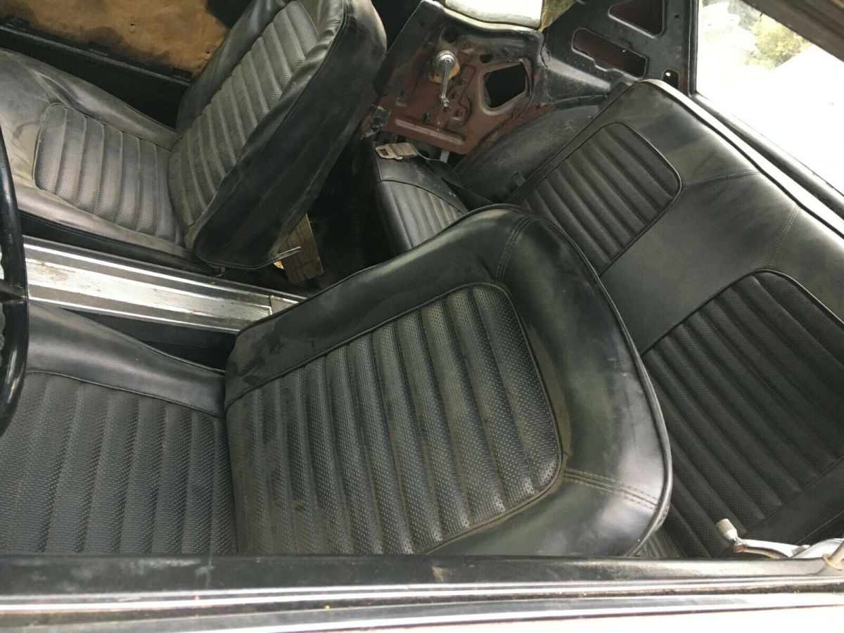 1966 ford mustang silver frost metallic black vinyl roof v8 289 automatic
