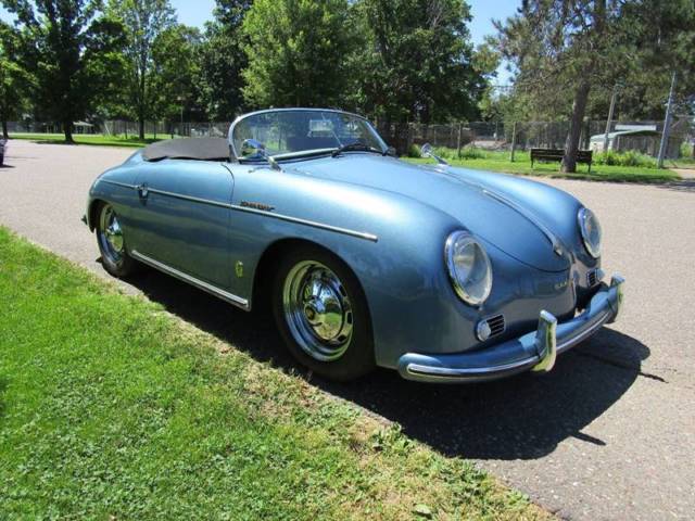 1957 porsche 356 speedster replica 1600 super, front disc, freeway-flyer trans