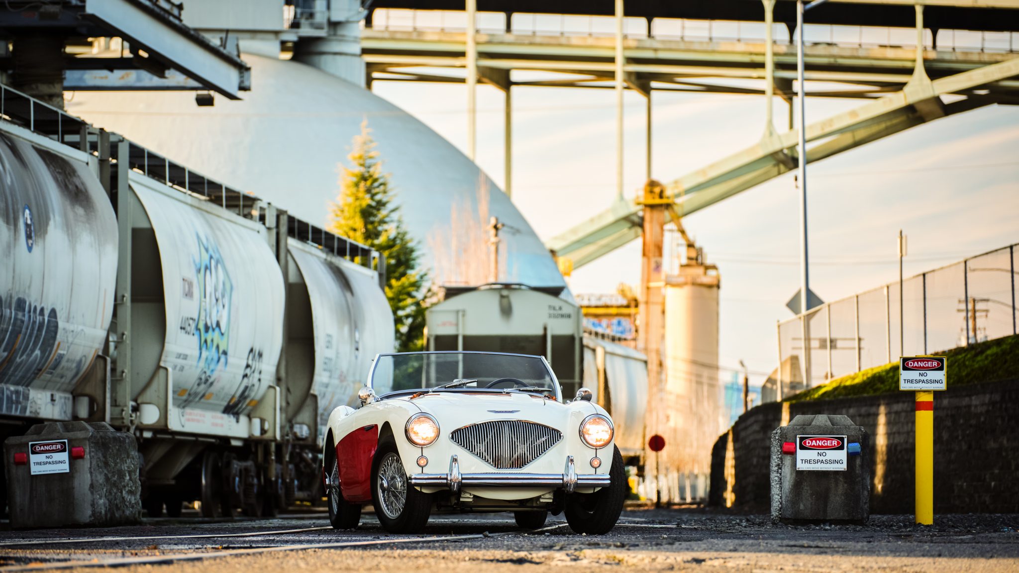 1956 austin-healey 100m bn2 roadster