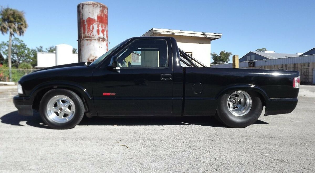 pro street s-10 big tire, tubular back half chassis very quick drag, grudge race
