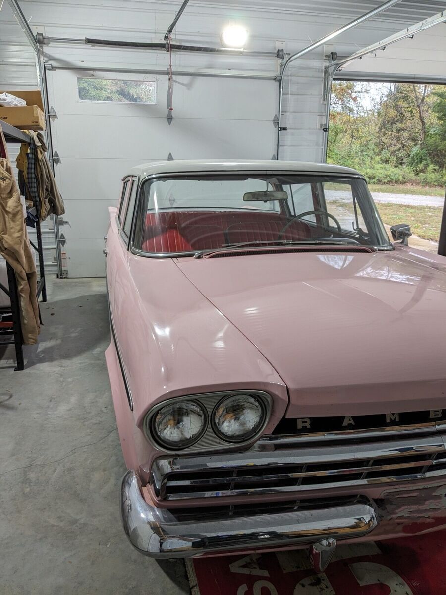 1960 nash rambler white custom