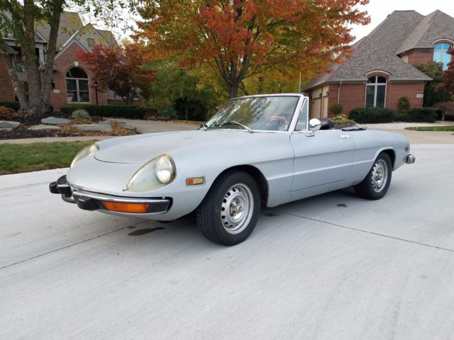 1974 alfa romeo spider veloce original california car **low reserve** low miles