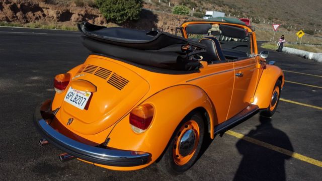1973 volkswagen vw super beetle convertible