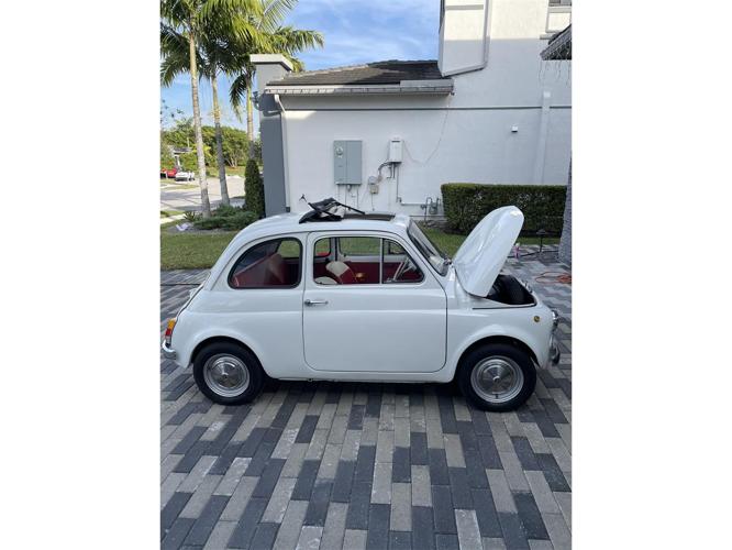 1966 fiat 500 in parkland, florida