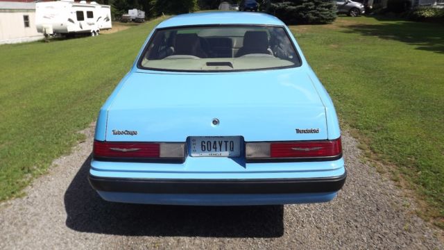1986 thunderbird turbo coupe special order loaded with options nice clean antiqu