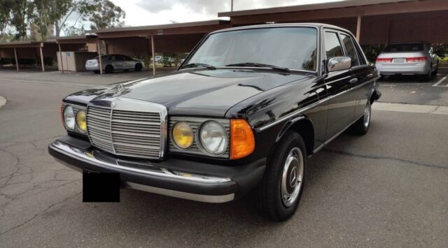 1983 mercedes-benz 240d sedan black rwd automatic d
