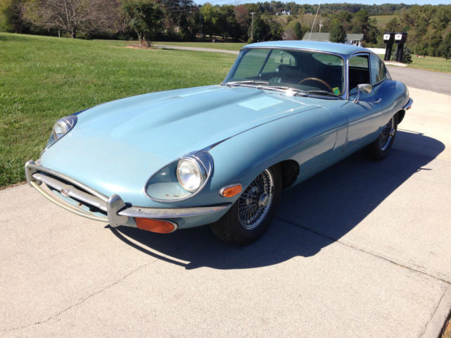 1970 jaguar e-type xke coupe rust free unrestored series 2 matching #'s