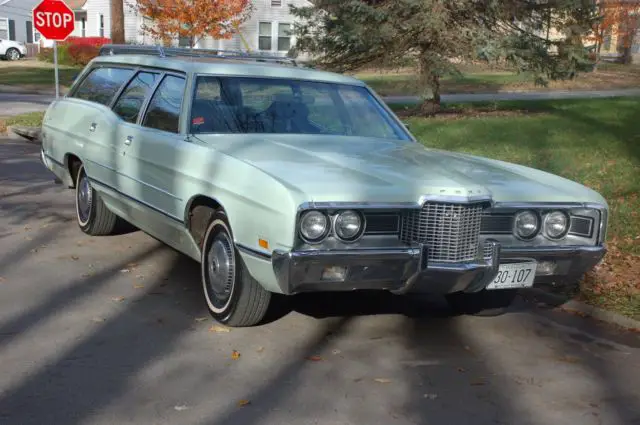 1971 ford country sedan station wagon galaxie 500 1 owner 41k miles 400 ci wow
