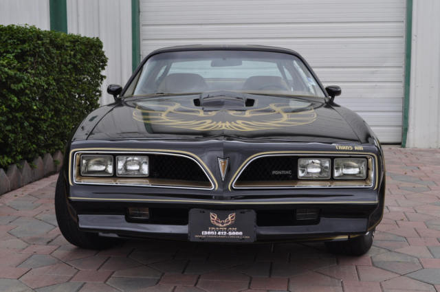 1978 pontiac trans am special edition y82 6,6 liter black on tan