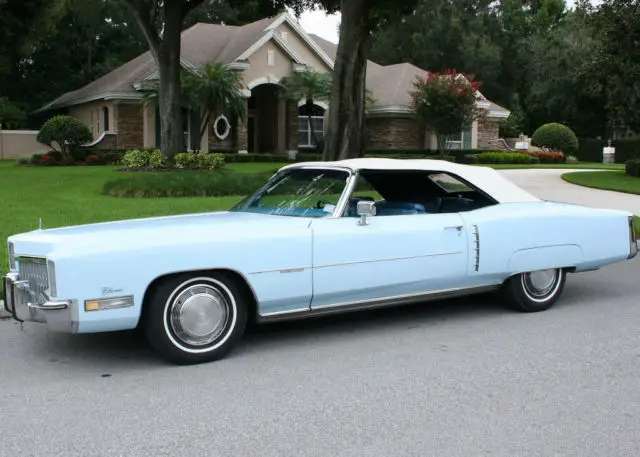 no reserve 1972 cadillac eldorado convertible biarritz