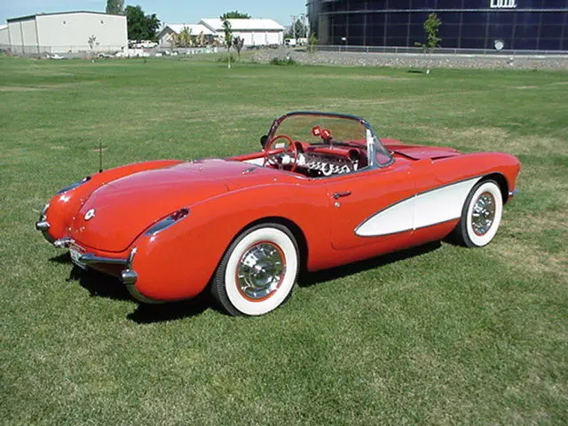 1956 corvette with 265ci dual four & 3-speed chevy chevrolet 56