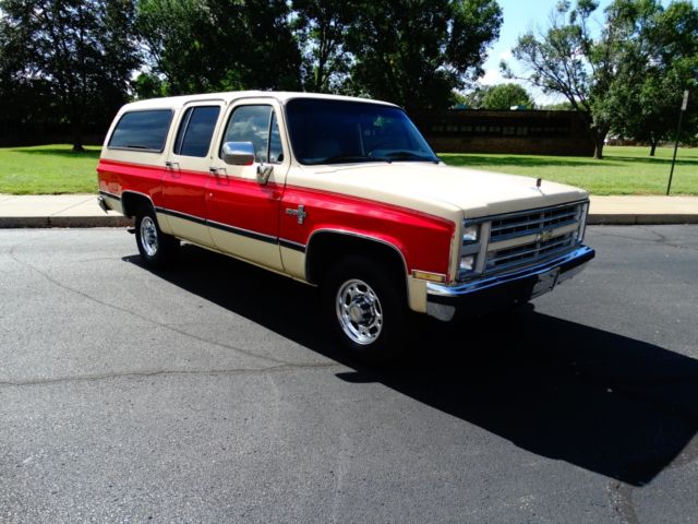 1986 chevy suburban 2500 .. 454 cu in