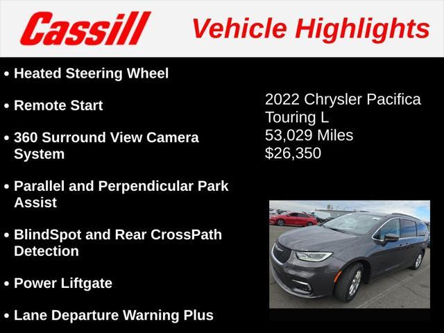 2022 chrysler pacifica touring l