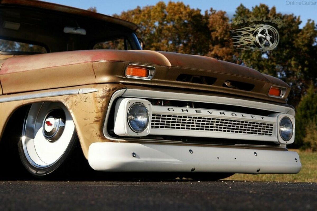 accuair slammed restomod 3100 apache patina hot rat street rod c10 lsx swap ac