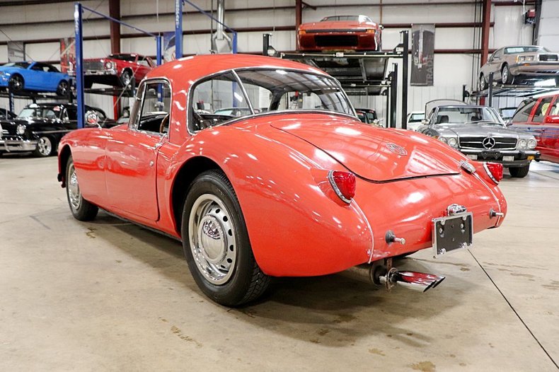 1958 mg mga 24224 miles red coupe 1.8 liter i4 manual