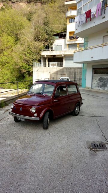1974 fiat 120 nuova 500 giardiniera lux amaranth
