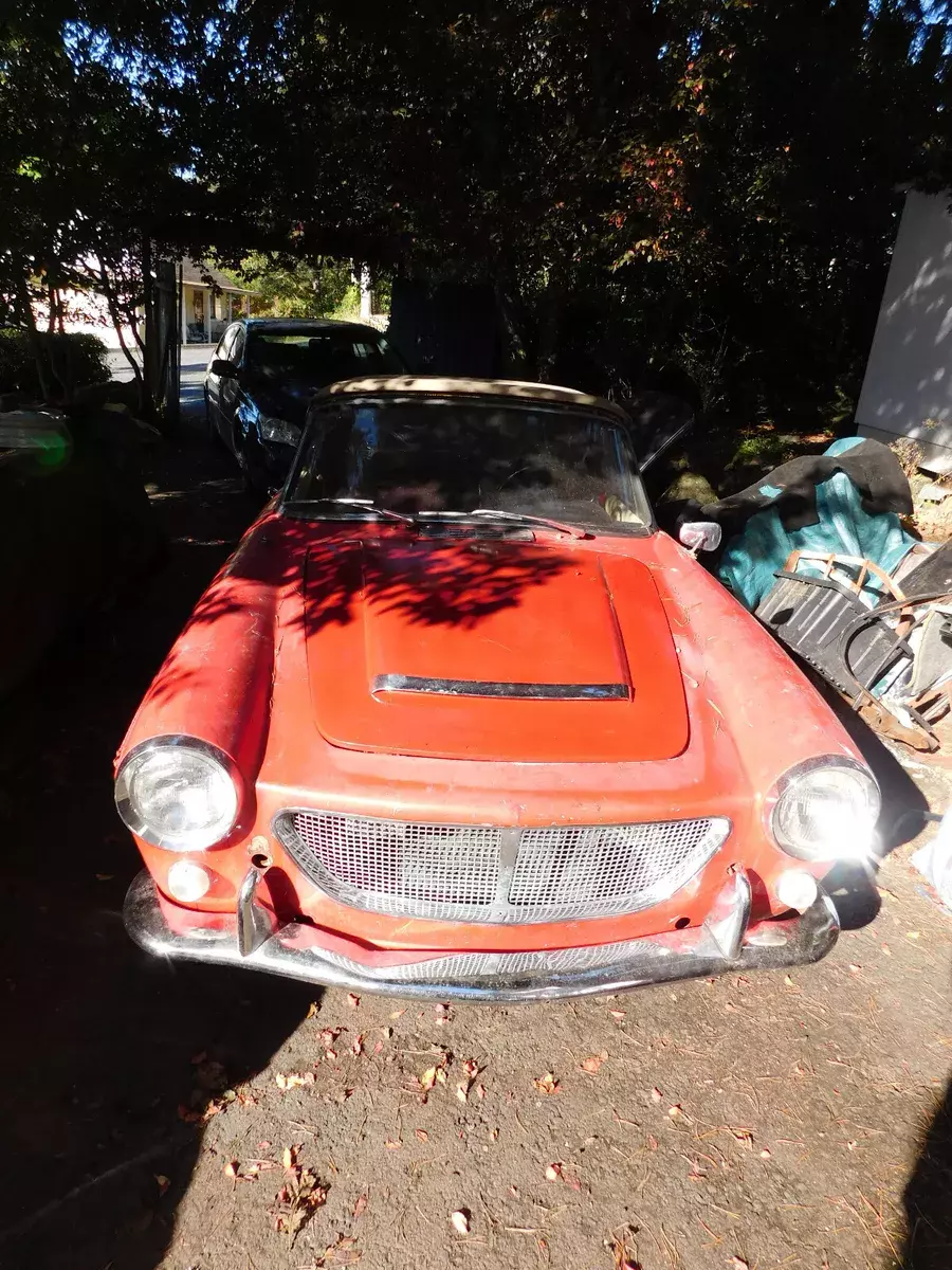 fiat 1200, custom wheels, no interior, stock engine, all chrome, ripe to restore