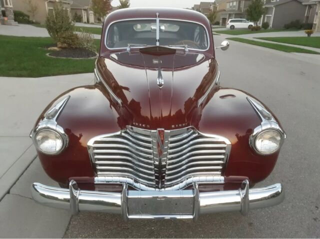 1941 buick super coupe red rwd manual