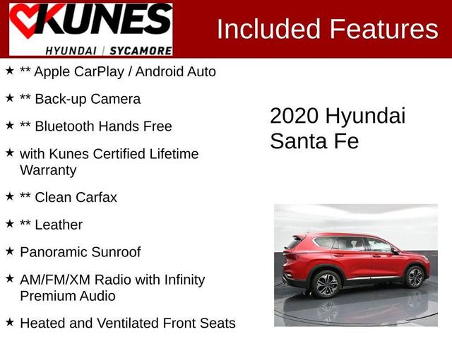 2020 hyundai santa fe limited 2.0t