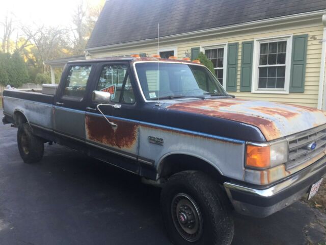 1989 ford f-350 pickup blue 4wd automatic
