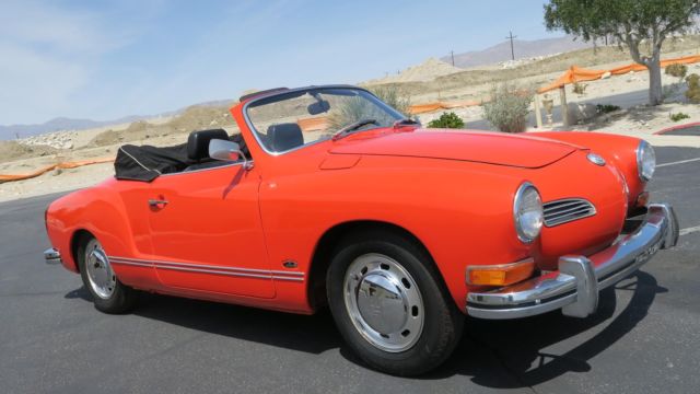 1972 volkswagen karmann ghia convertible! 1600! new paint! clean!