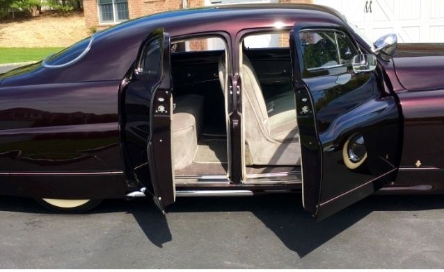 1951 custom lincoln 4 door deep black cherry show winner cecil proffit built