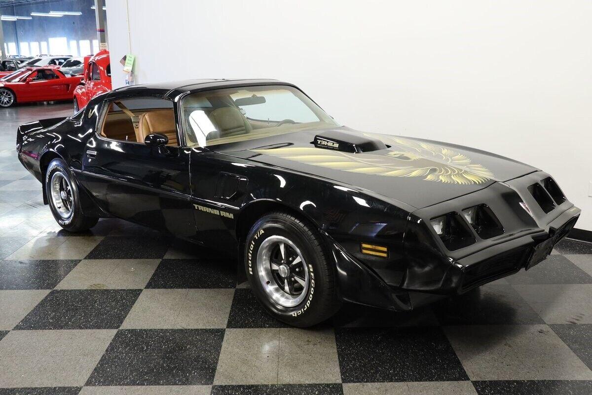 1979 pontiac firebird trans am black 48307 miles