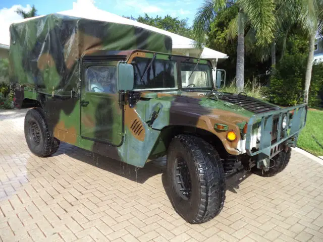 military hmmwv humvee 1992 42,000 miles 2 door cargo 6.5l florida off road title