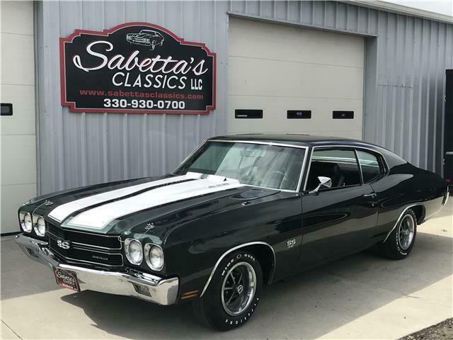 1970 chevrolet chevelle ss super sport forest green 2 door 396 automatic