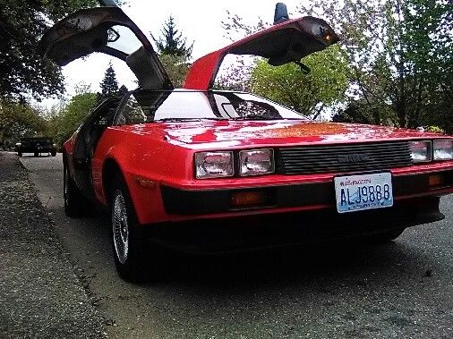 81 delorean dmc 12 (original red)
