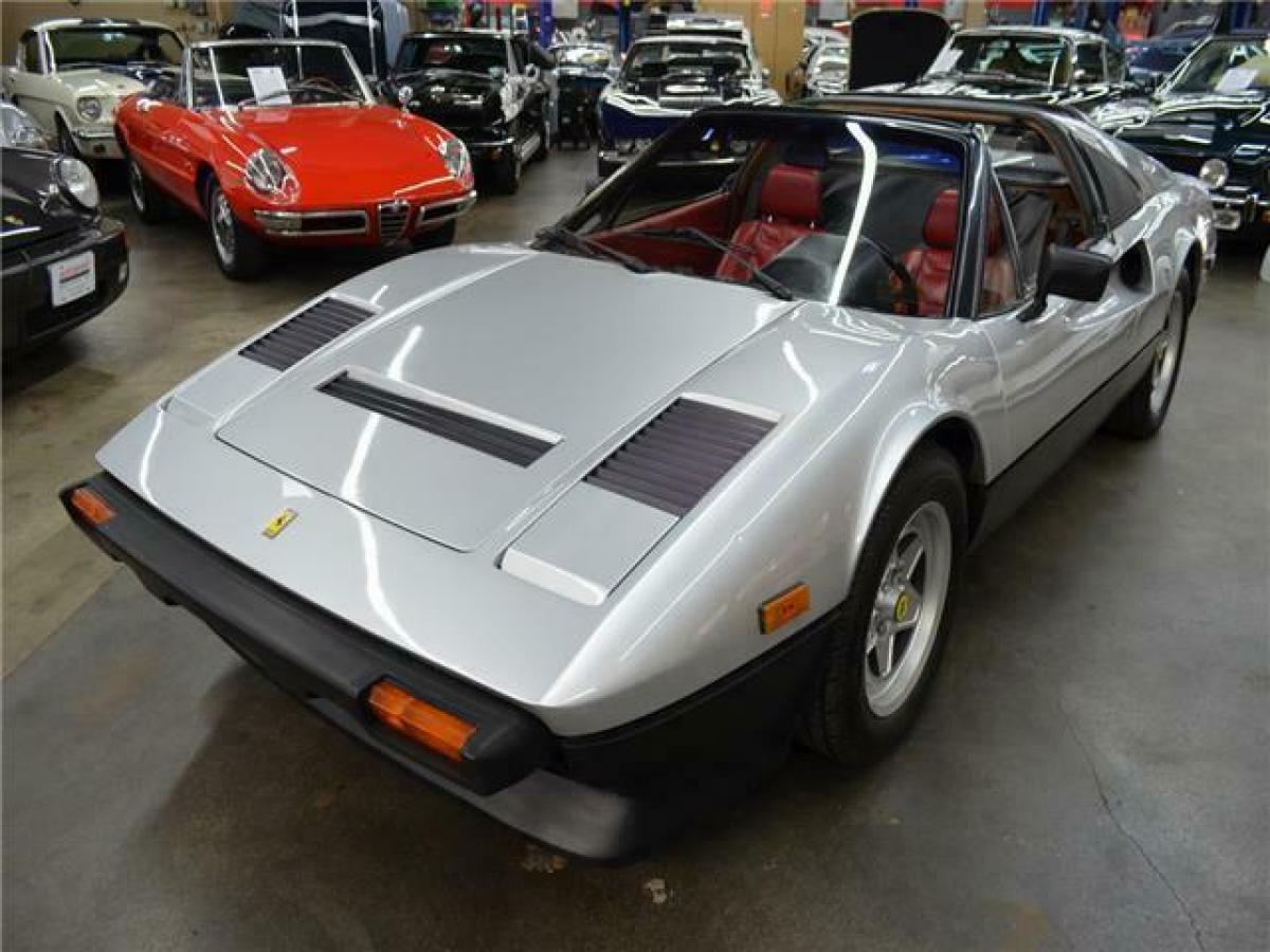 1983 ferrari 308 gts 54k mi,conv,original,restored,records,5 speed,ac