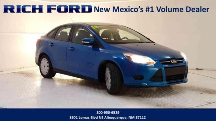2014 ford focus se se 4dr sedan for sale in albuquerque, new mexico