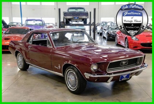 1968 mustang 289ci v8 automatic coupe