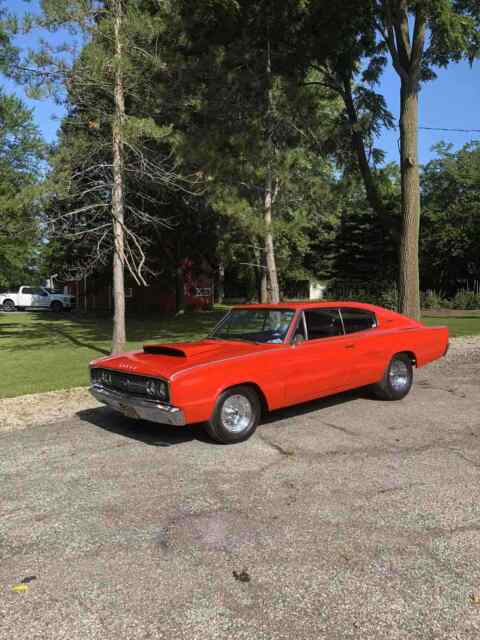 1966 dodge charger sedan red rwd automatic base