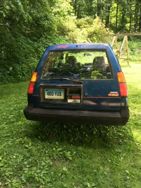 1984 toyota tercel sr5 4wd wagon - rare!