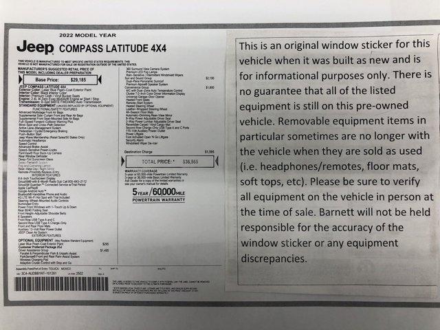 2022 jeep compass latitude