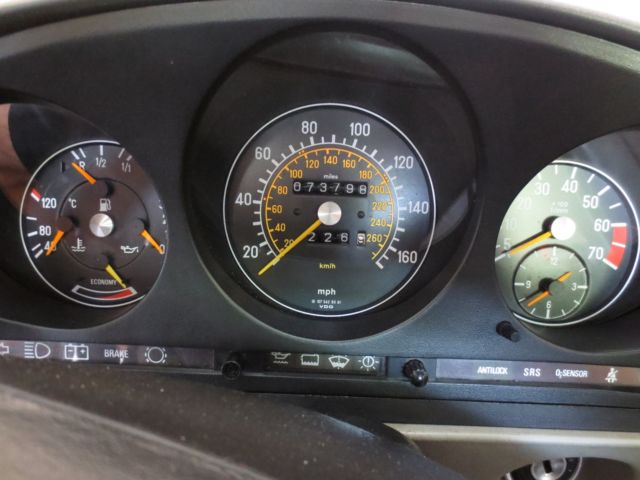 1987 mercedes 560sl r107 - rare find - low miles