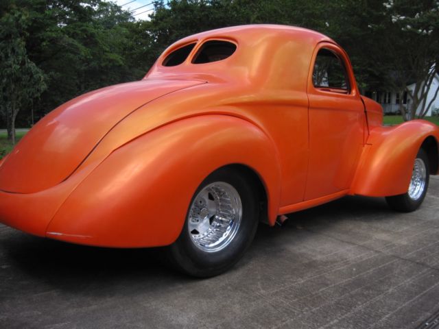 1941 willys blown supercharged pro street gasser hot rod car sbc blower project