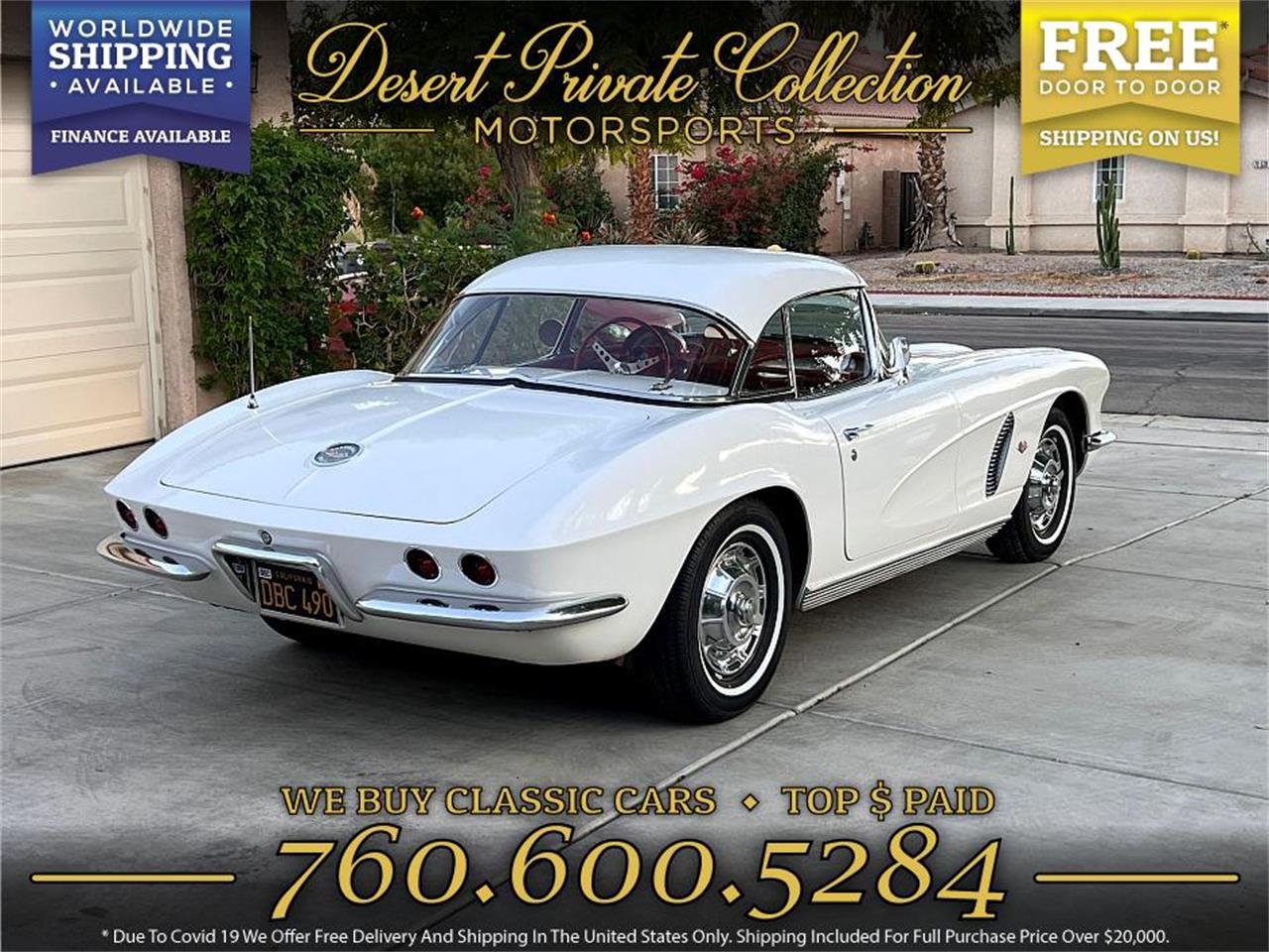 1962 chevrolet corvette