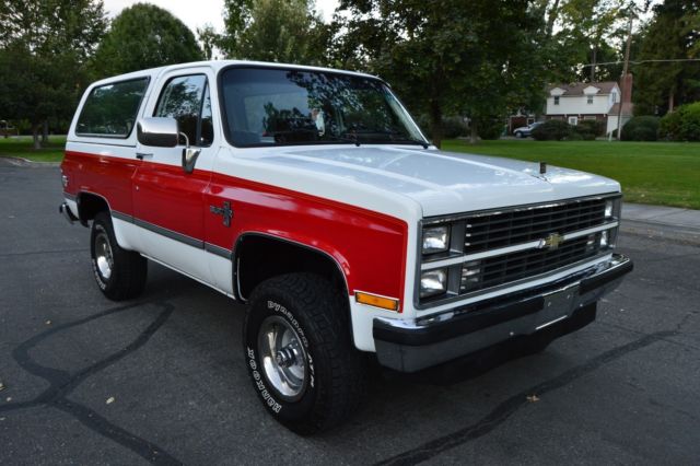 beautiful 2 owner survivor 1984 chevrolet k5 blazer silverado 4x4 a/c nice !!